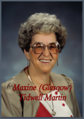 Maxine (Glasgow) Tidwell Martin