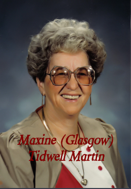 Maxine (Glasgow) Tidwell Martin
